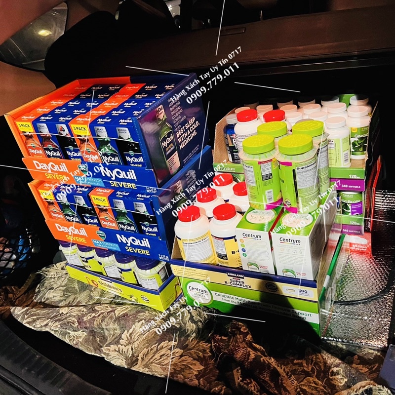 3 chai siro Dayquil Nyquil Severe Cold Flu Max Strength