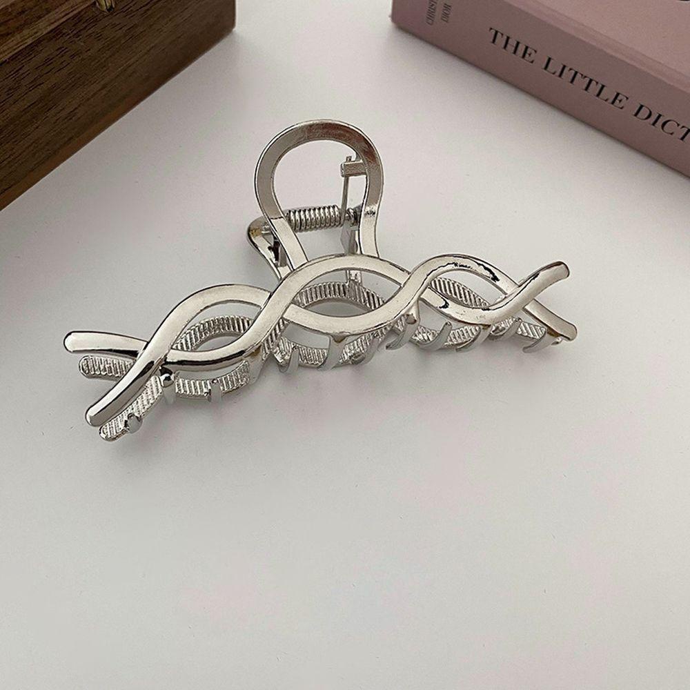 Kẹp Tóc Đuôi Ngựa Hình Nơ Trái Tim Gợn Sóng Thời Trang Phong Cách Hàn Quốc Dành Cho Bạn Nữ