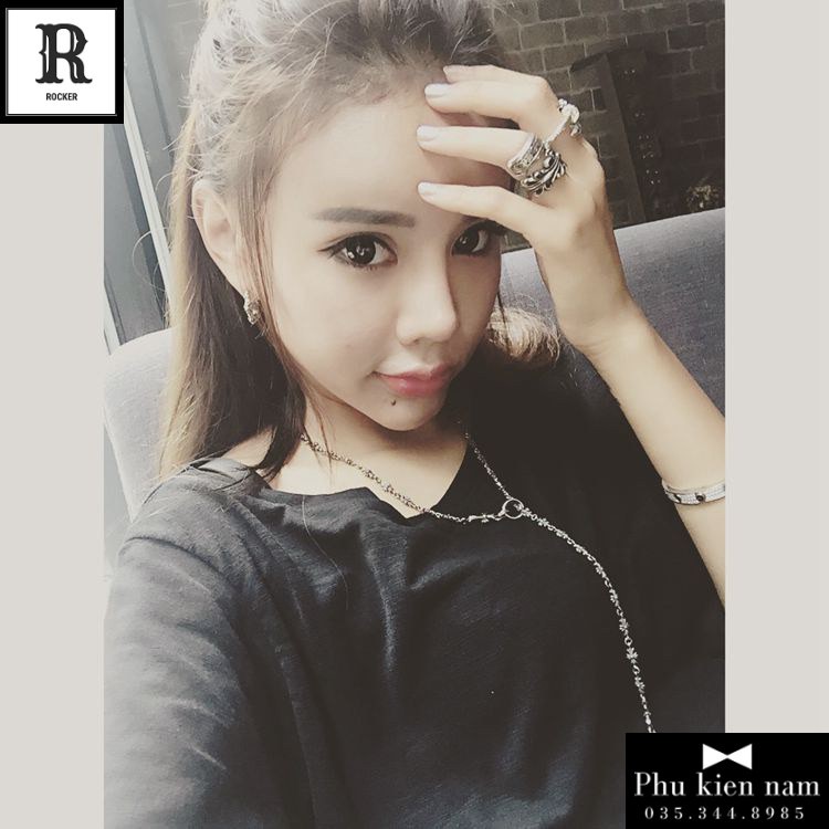 Vòng cổ nam - Dây chuyền nam Chrome Heart - Mã: VC046
