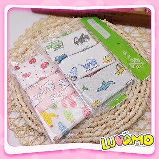 Khăn sữa cho bé chất liệu cotton mềm mịn cao cấp set 3 cái  KH03