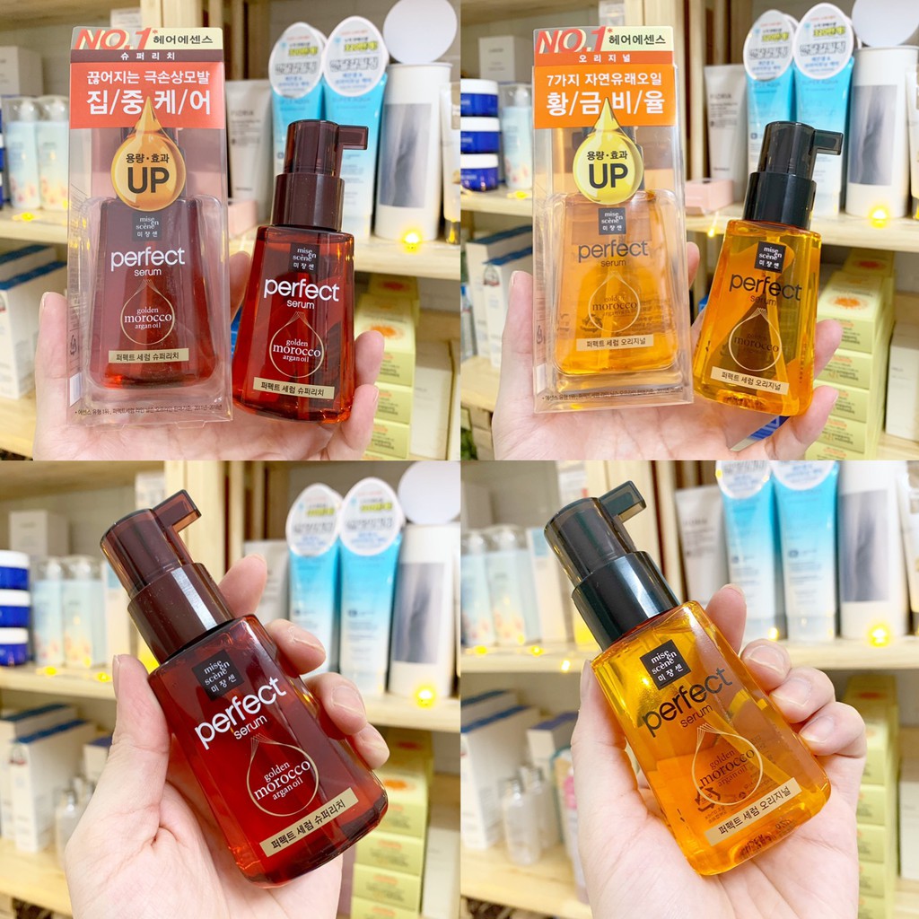 Huyết Thanh Dưỡng Tóc Perfect Serum Golden Morocco Argan Oil Mise En Scène | BigBuy360 - bigbuy360.vn