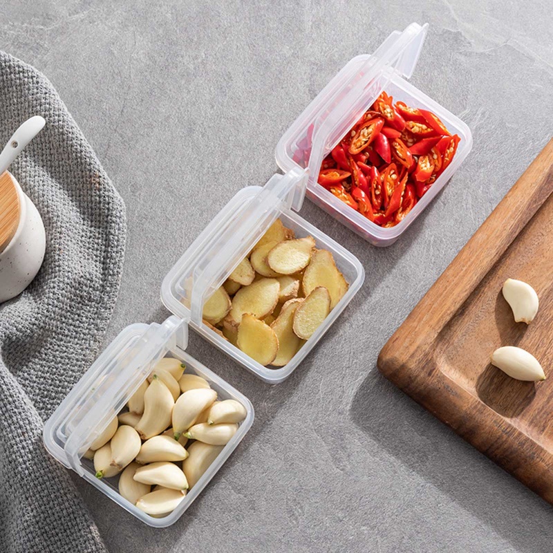 Hộp Đựng Bơ / Trái Cây Trong Suốt Tiện Dụng Cho Nhà Bếp