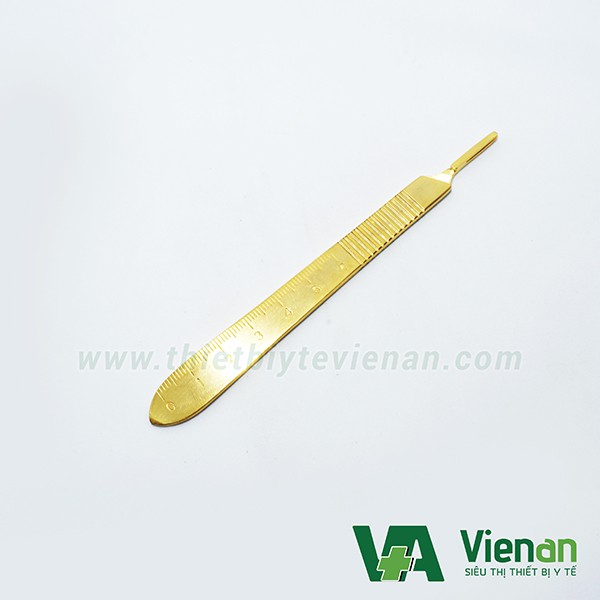 Cán dao số 3 mạ vàng có thước đo