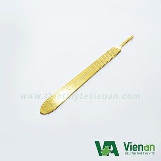 Cán dao số 3 mạ vàng có thước đo