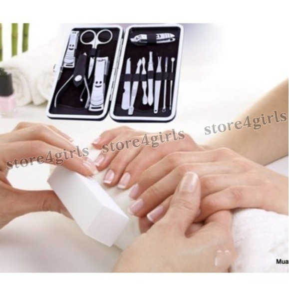 Bộ Làm Móng 12 Món Thép Cao Cấp Không Gỉ - Bộ Cắt Móng Tay SG11 đa năng Store4girls