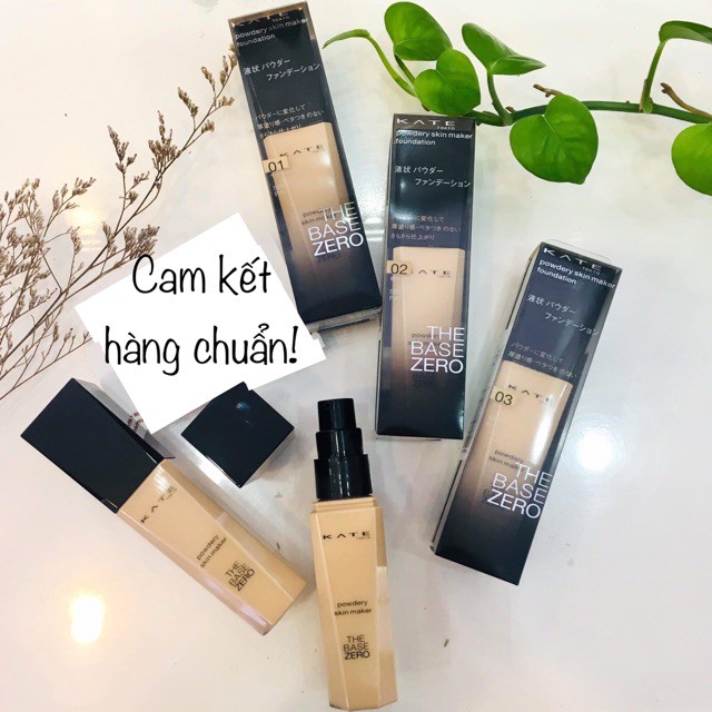 Kem nền che khuyết điểm kate tokyo the base zero nhật bản đủ loại