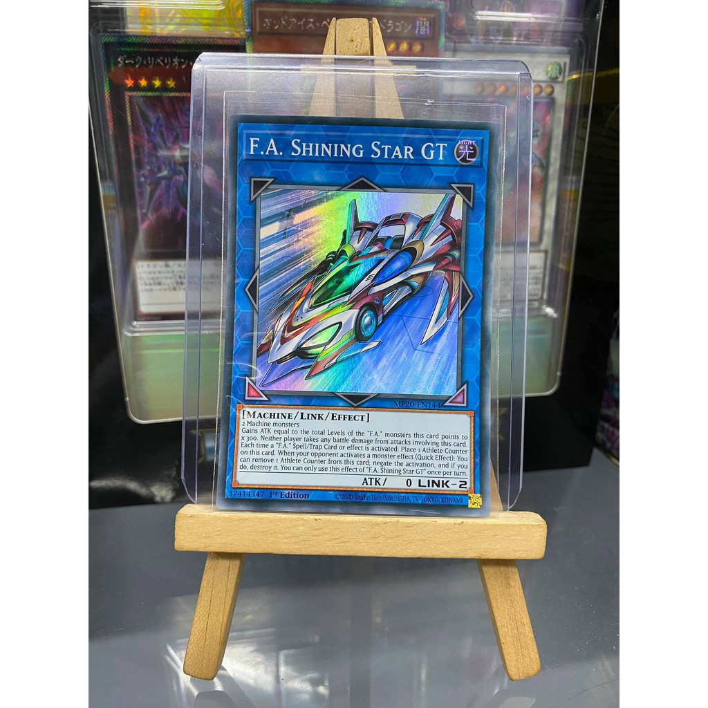 [ Dưa Hấu Yugioh ] Lá bài thẻ bài F.A. Shining Star GT - Super Rare - Tặng bọc bài nhựa bảo quản