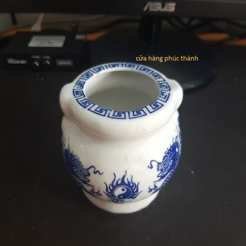 Lư nhan quai rồng xanh