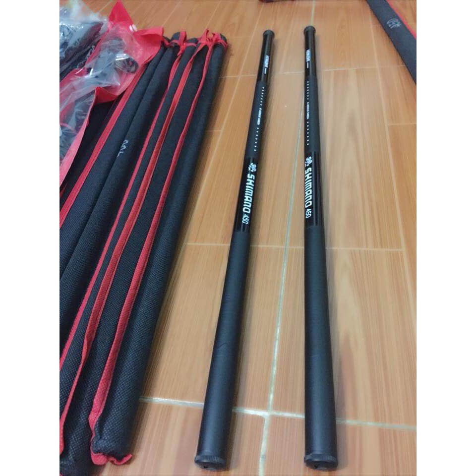 Cần câu đơn shimano 2m7, 3m6, 4m5, 5m4, 6m3 siêu đẹp