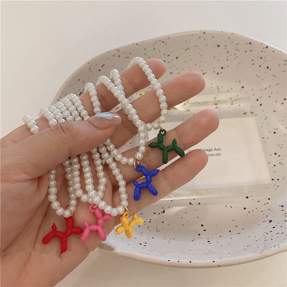 Vòng cổ Đính Hạt Hình Động Vật Đơn Giản Phong Cách VANES1