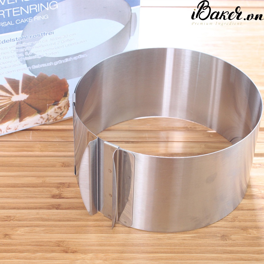 Khuôn ring tròn điều chỉnh kích thước 16cm - 30cm