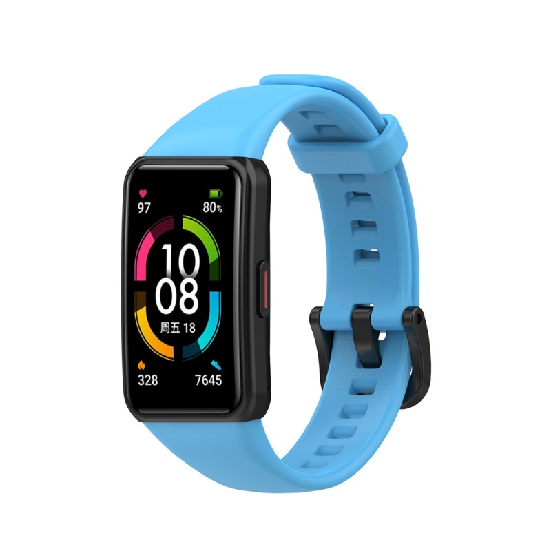 Dây đeo silicon mềm thời trang cho đồng hồ thông minh Huawei Honor Band 6 Honor Band6