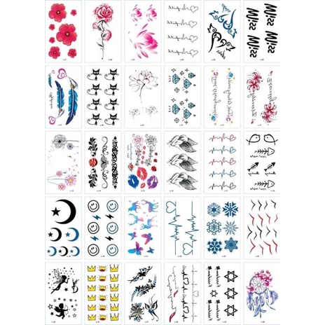 Hình Xăm Tatoo Dán Tạm Thời  Chống Nước Miếng Dán Tha Thu Tiện Lợi K017