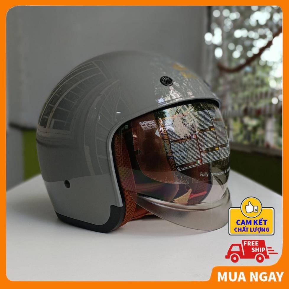 Mũ bảo hiểm 3/4 Royal M139 chính hãng Ximang bóng, bảo hành 12 tháng, freeship toàn quốc