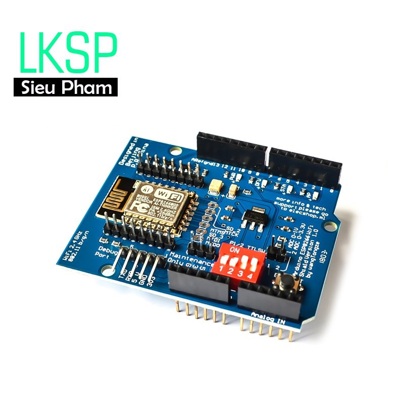 Board Mở Rộng Arduino WiFi ESP8266 Shield