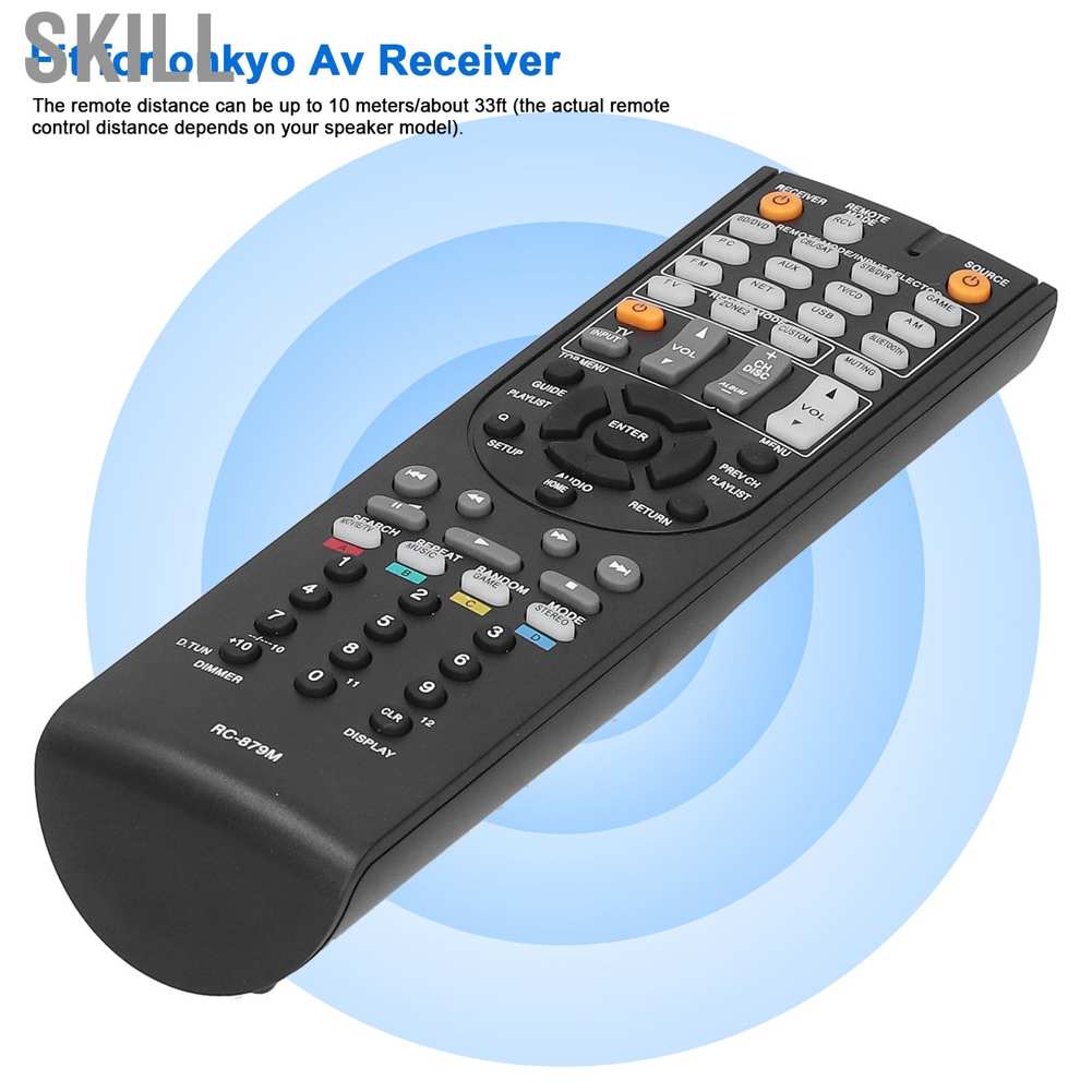 Điều Khiển Từ Xa Rc 879m Cho Đầu Nhận Onkyo Av Tx Nr535 Tx Tase Sr333 Ht R393 Ht Sco S3700