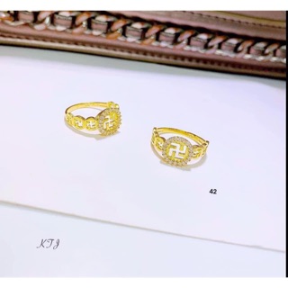 Nhẫn kim tiền vàng 10kara