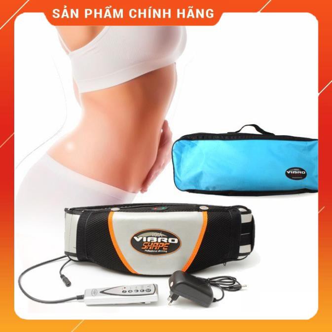 Đai bụng Massage rung mạnh giảm mỡ Vibro Shape_Tặng Túi Thể Thao Đựng Đai