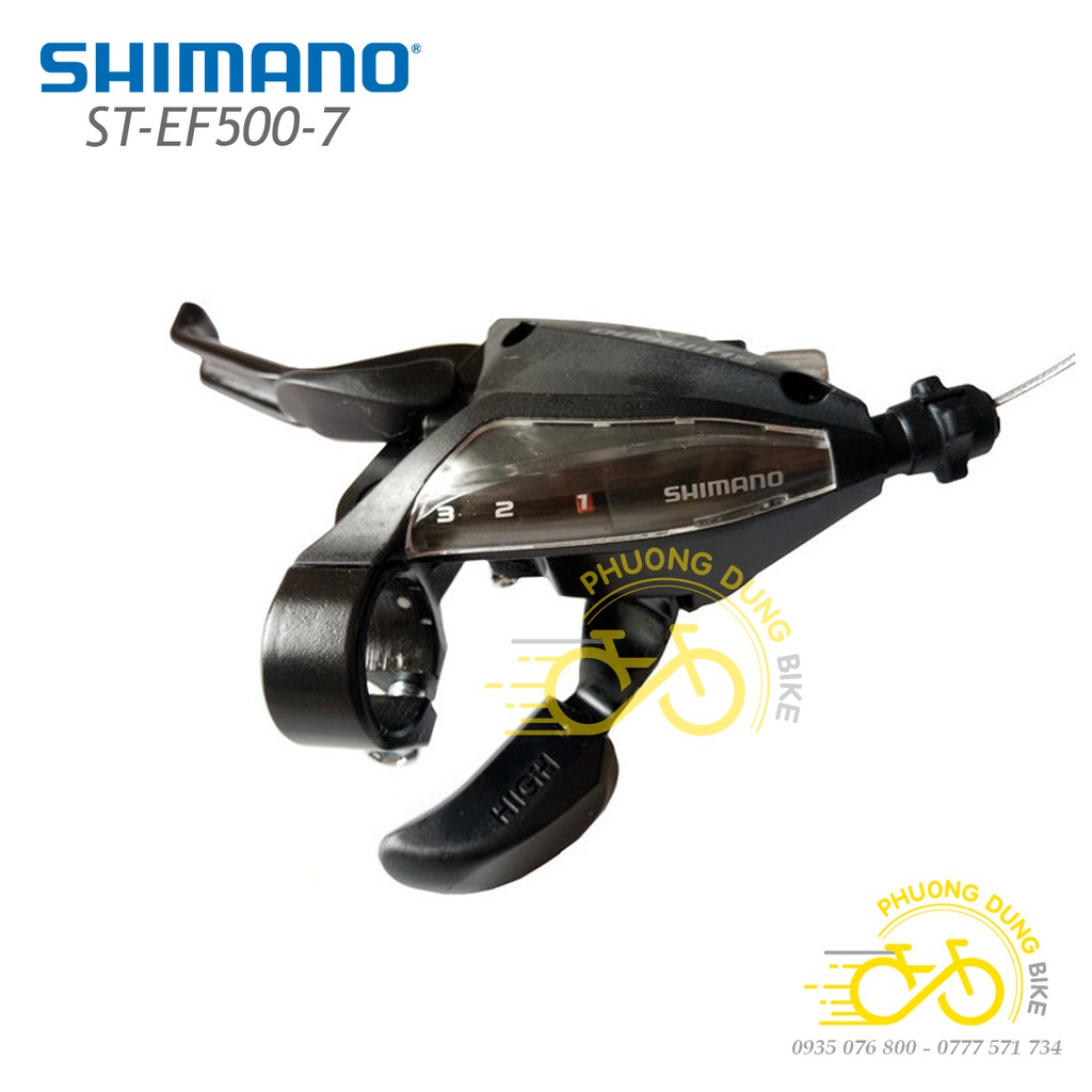 Tay đề xe đạp SHIMANO ST-EF500 3x7 speed - Hàng chính hãng