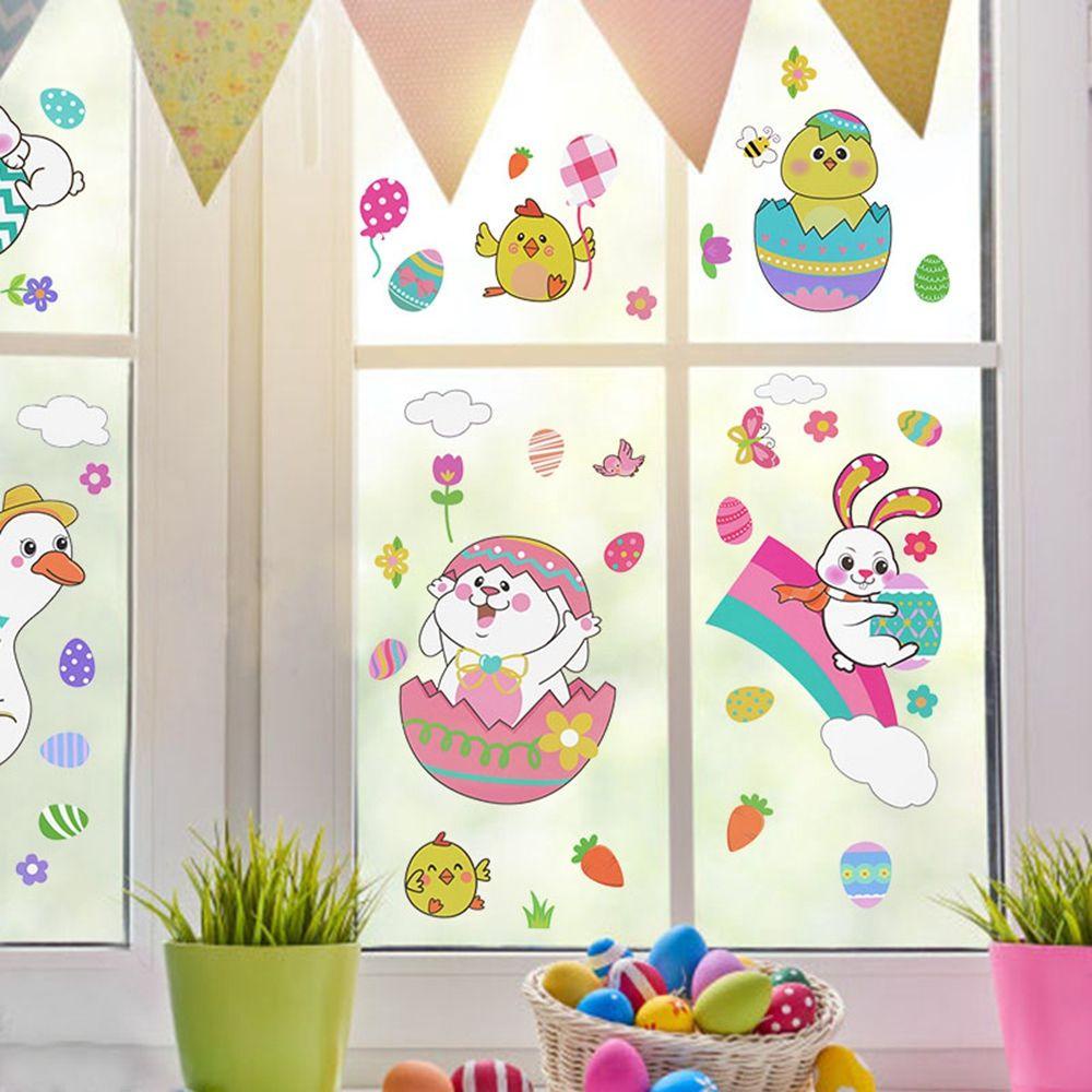 Sticker Dán Cửa Kính Tự Dính Có Thể Tháo Gỡ Trang Trí Phòng Trẻ Em