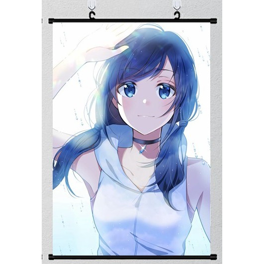 Poster vải anime Weathering with You 30x45 - Đứa con của thời tiết - tranh vải cuộn treo tường