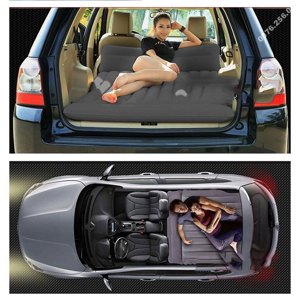 Đệm hơi oto cao cấp loại 1 - Tặng kèm bơm điện, gối, miếng vá dự phòng | BigBuy360 - bigbuy360.vn