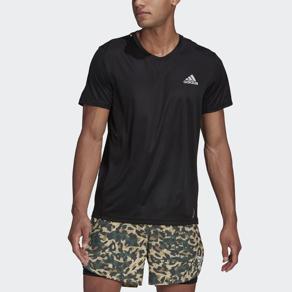 [Mã WABRADI13 - 150K - ĐH từ 1Tr]Áo Tee adidas RUNNING Nam Fast Primeblue Tee Màu đen GN5707