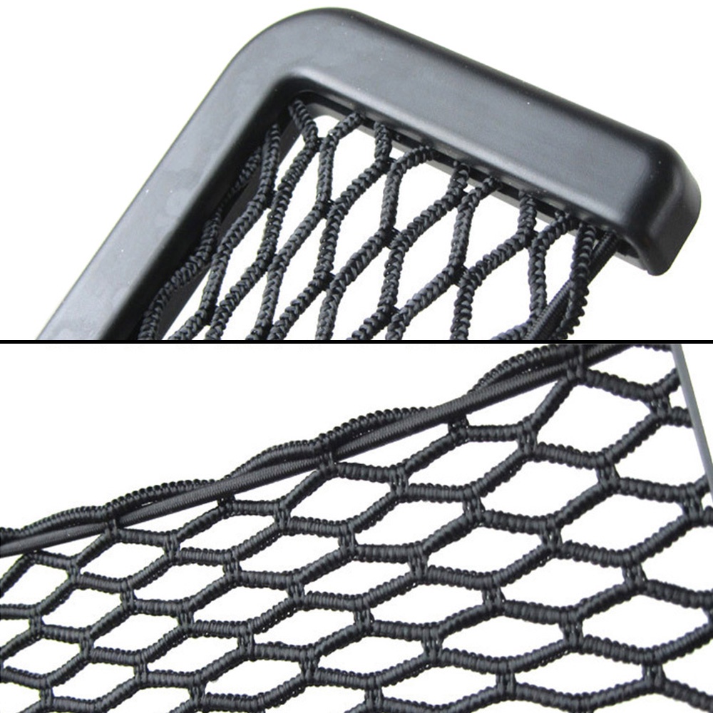 1 cái Túi đựng đồ tổ chức trên ô tô Tự động dán lưới bỏ túi giá đỡ điện thoại Phụ kiện ô tô