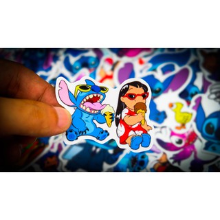 Combo Hình dán sticker nhân vật Stitch