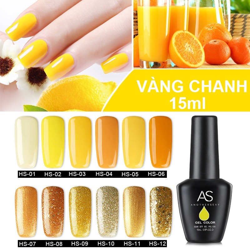 Sơn Gel AS | Mã HS | Nhũ Vàng Chanh