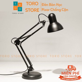 [TẶNG BÓNG SIÊU SÁNG] Đèn Bàn Học Pixar Luxo Xoay 360 Độ Đa Năng, Đèn Pixar Luxo Hạn Chế Cận Thị