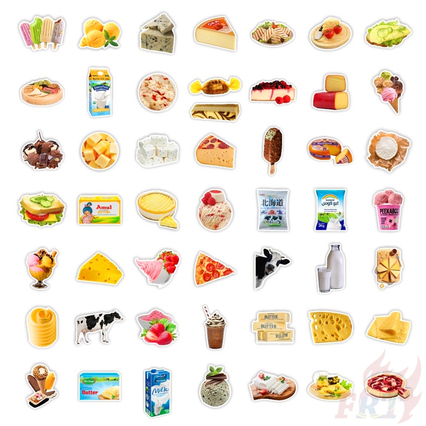 ❉ IKEA Series 04 Nordic Household Art Stickers ❉ 50Pcs/Set DIY Fashion Waterproof Mixed Doodle Decals Stickers