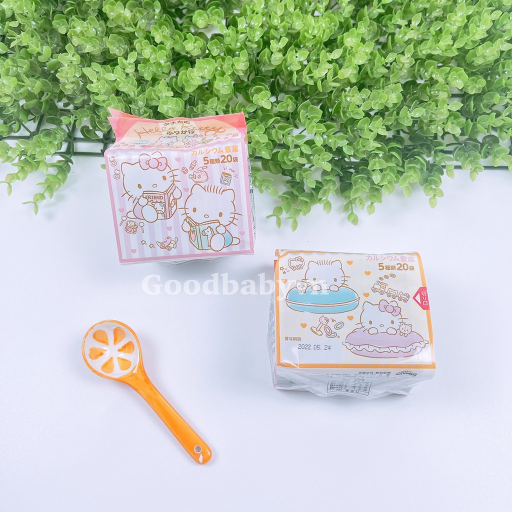 Gia vị rắc cơm Hello Kitty Nhật Bản-20 gói Goodbabyvn