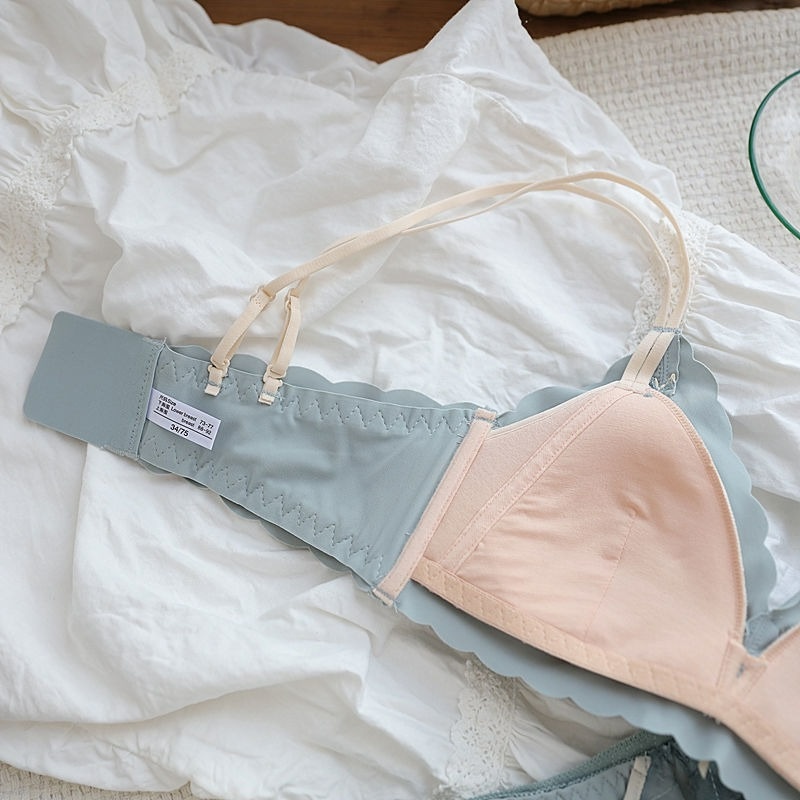 Áo Ngực Không Gọng Chống Chảy Xệ Thiết Kế Thoáng Khí Thoải Mái Cho Nữ