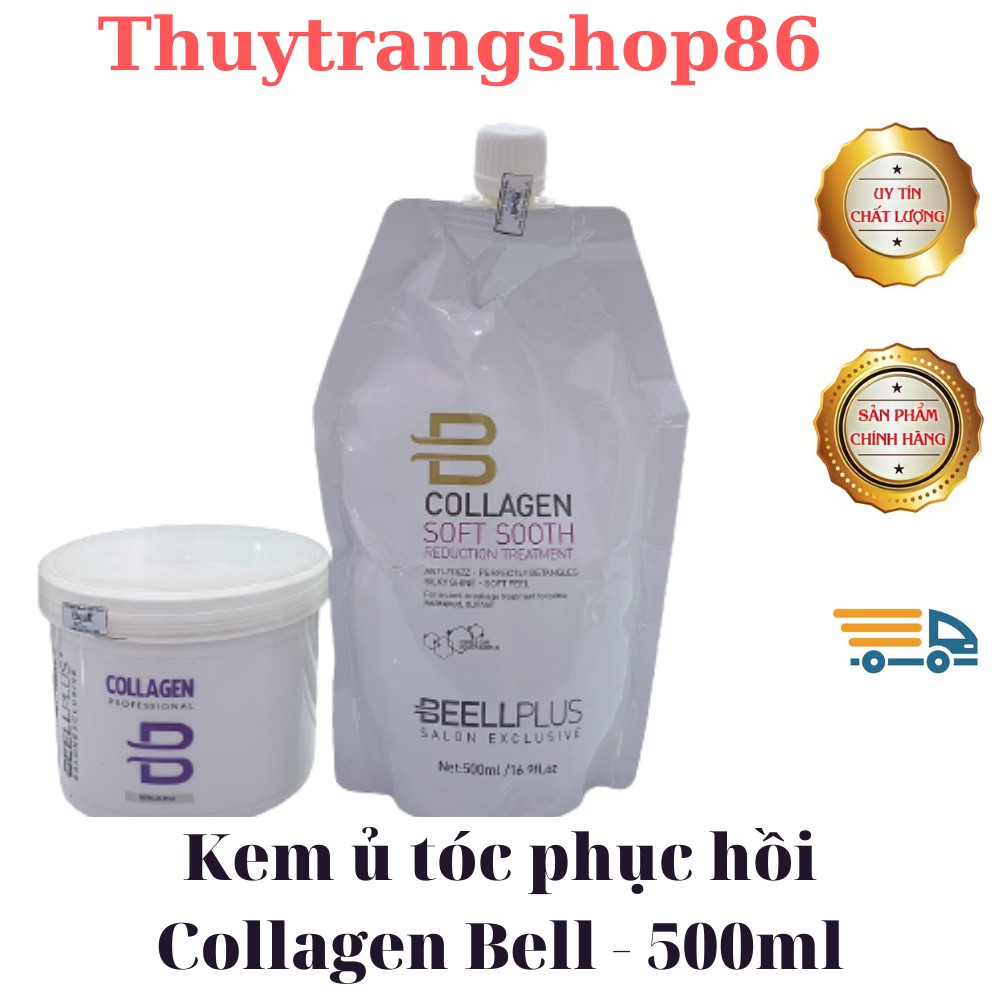 _KEM Ủ TÓC BEELL PLUS PHỤC HỒI TÓC HƯ TỔN NẶNG 500ML (HÀNG CHÍNH HÃNG)