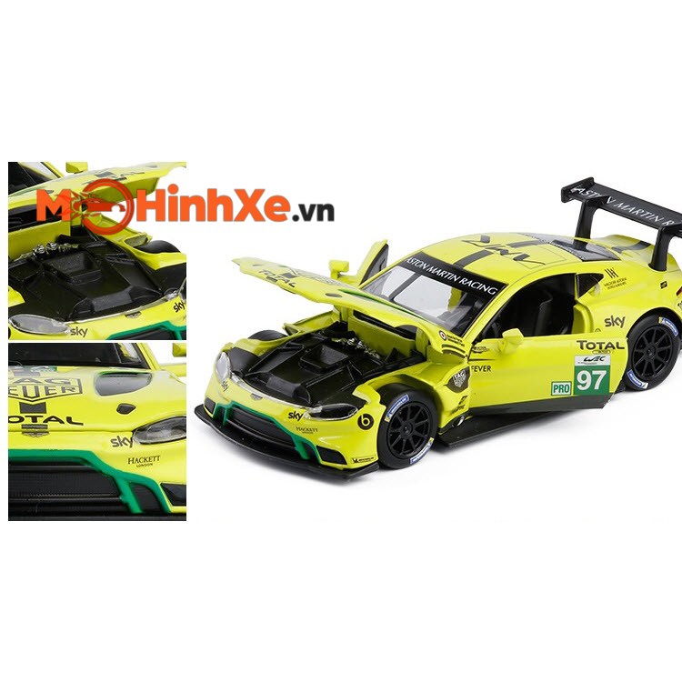 MÔ HÌNH XE ASTON MARTIN VANTAGE GTE LE MANS 1:32 UNI-FORTUNE