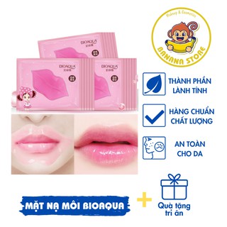 Mặt Nạ Môi 🍓𝑭𝒔🍓 Mask Môi Bioaqua Dưỡng Ẩm Làm Min Màng, Căng Bóng Da Môi Nội Địa Trung BANANA