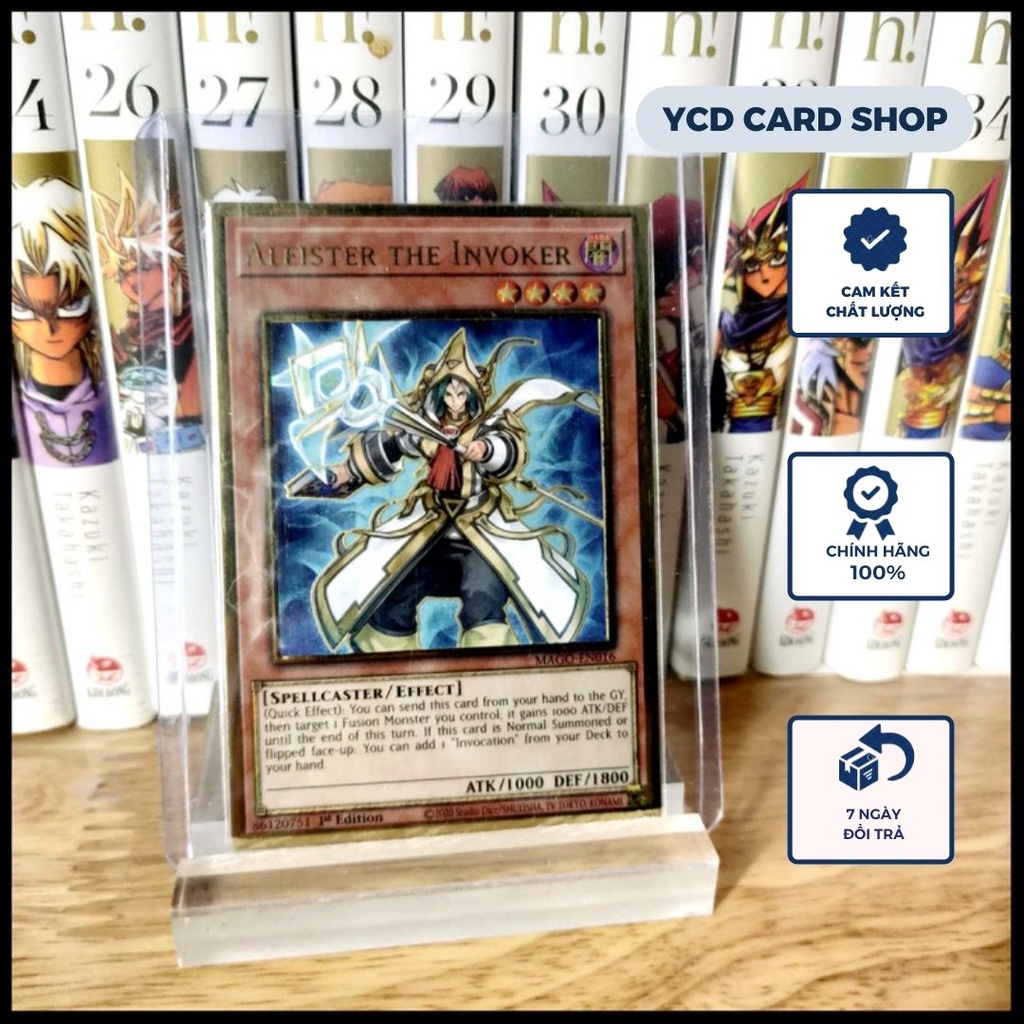 Thẻ bài yugioh chính hãng Aleister the Invoker – Premium Gold Rare