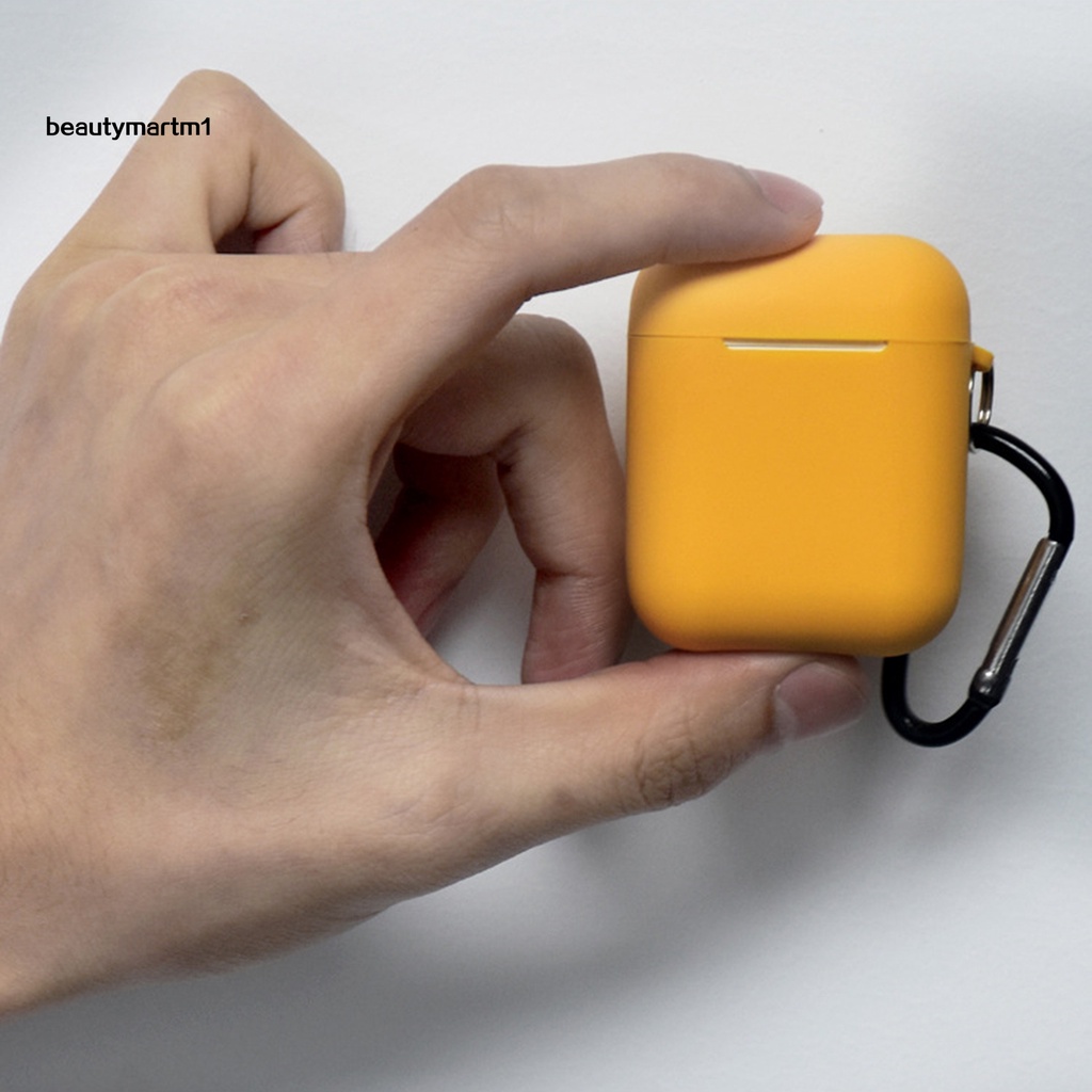 Vỏ Đựng Bảo Vệ Hộp Sạc Tai Nghe Airpods 1 / 2 Bằng Silicone