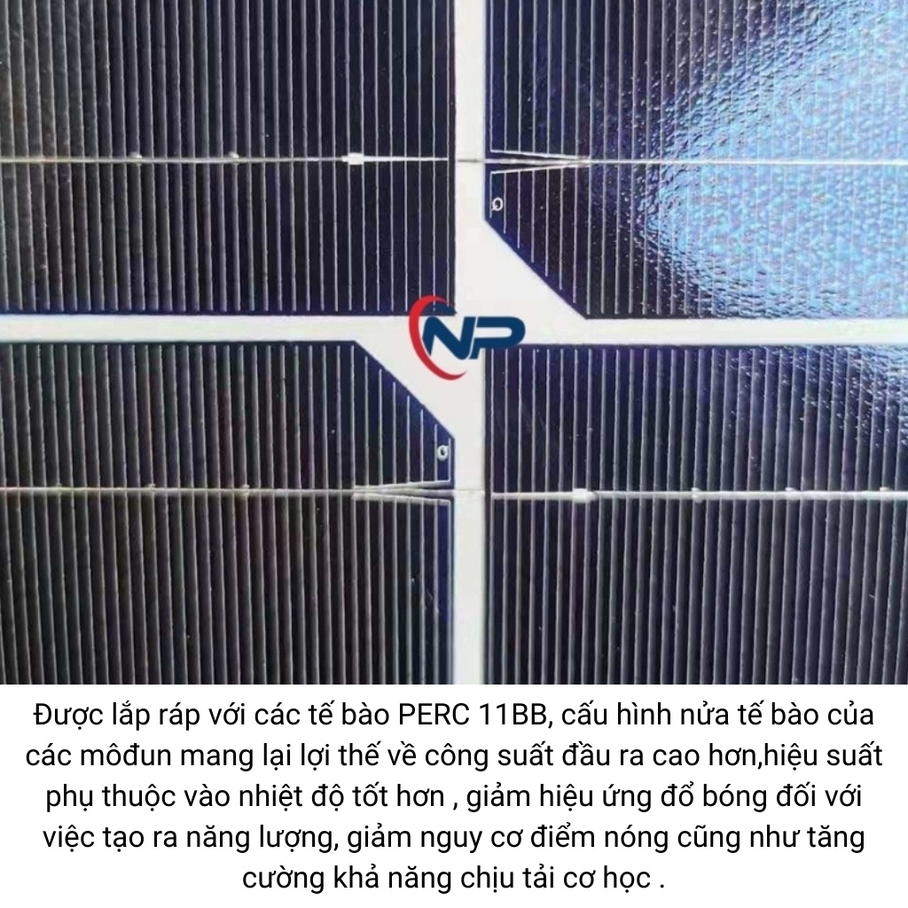 Tấm pin năng lượng mặt trời Poly đa tinh thể công suất 6V/30W dùng cho đèn năng lượng mặt trời 300W