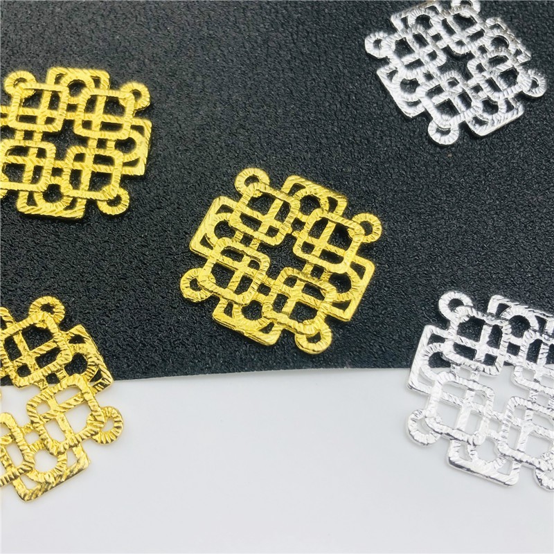 Phiến treo đúc họa tiết hoa văn 30mm nguyên liệu làm trâm làm trang sức cổ trang cosplay cổ phục có màu KC