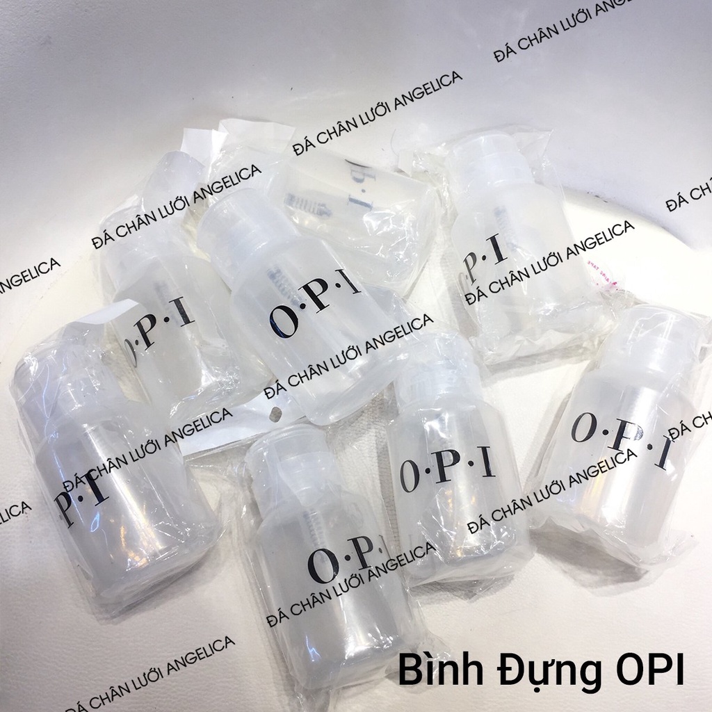 [Đồ Nail] Chai Lọ OPI Nắp Nhún Đựng Cồn, Dung Dịch Tẩy Móng Tay Móng Chân Acetone_Mã: BOPI_ANGELICA