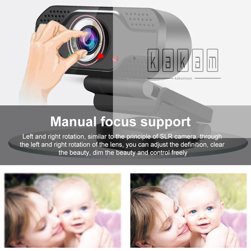 Webcam Kết Nối Usb Full Hd 1080p Kèm Mic Cho Máy Tính | BigBuy360 - bigbuy360.vn