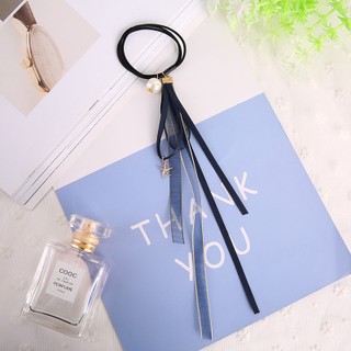 dây cột tóc hoa rơi mẫu 15