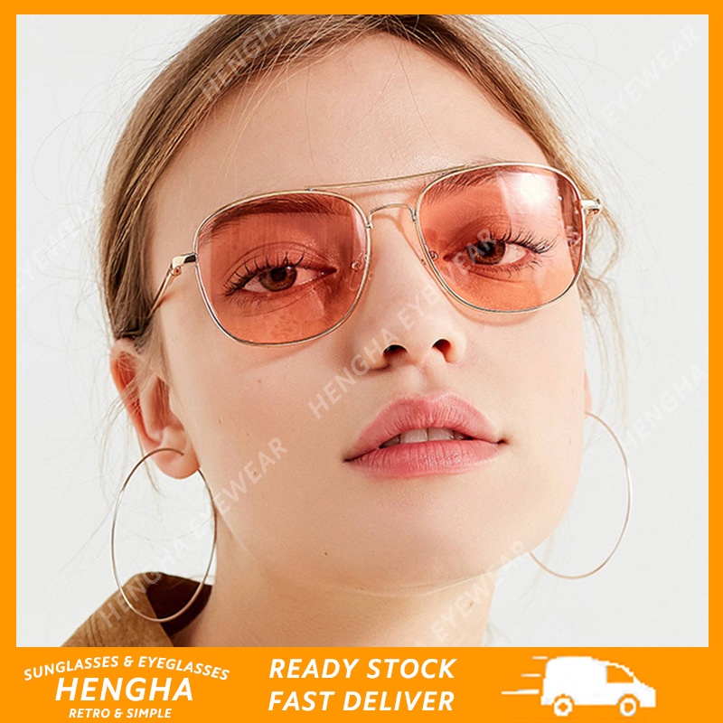 Kính Chống Nắng TR90 Gọng Kim Loại Thiết Kế Thời Trang Phương Tây