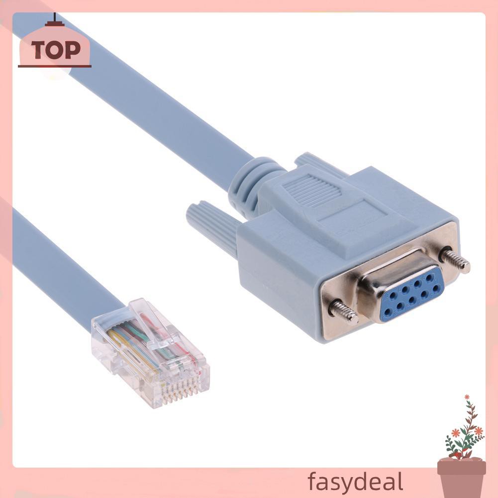 (Fas) Cáp Chuyển Đổi Rj45 Male Sang Db9 Female 1.5m Cho Cisco Switch Router