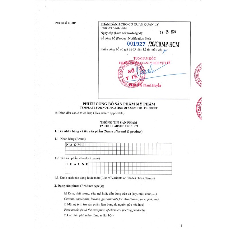 COMBO Trị mụn thâm Naomi | BigBuy360 - bigbuy360.vn