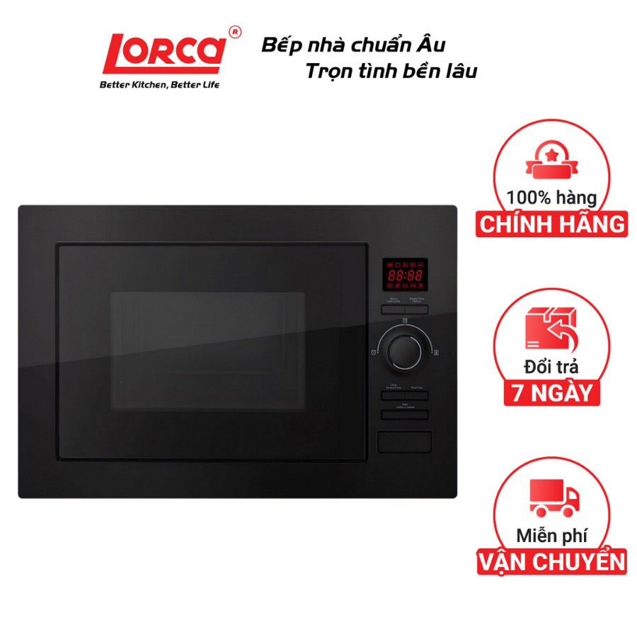 [Mã ELHADEV giảm 4% đơn 300K] Lò vi sóng Lorca TA 908 kết hợp lò nướng - 5 cấp độ- Bảo hành 3 năm