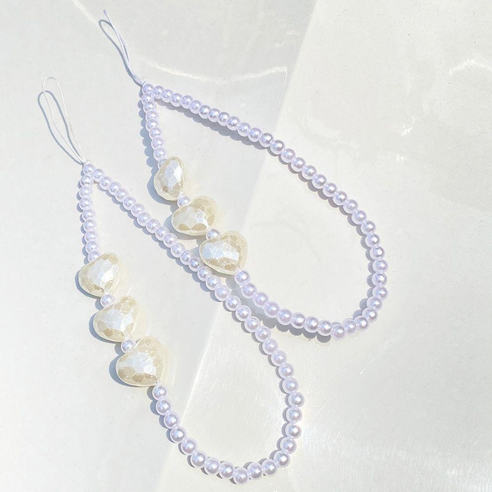 Ốp Điện Thoại Họa Tiết Ghép Hình Trái Tim Kèm Dây Đeo Tay Chống Thất Lạc
