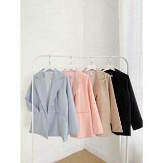 AKTK002 - Áo khoác blazer hai túi